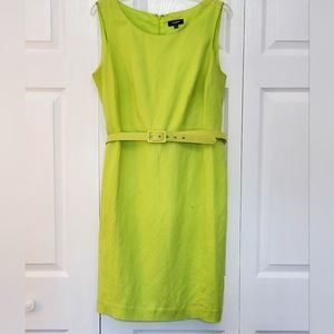 Linen summer sheath dress